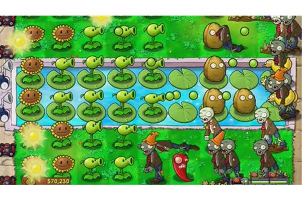 植物大战僵尸:豌豆坚果僵尸、南瓜僵尸