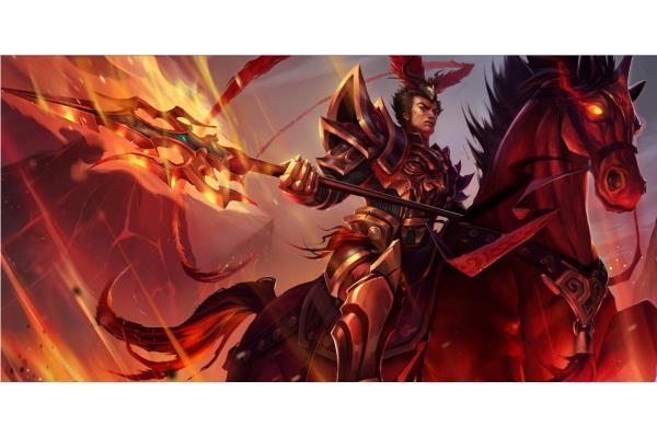 问lol吕布皮肤台词,lol吕布炫金战神为什么不能用?
