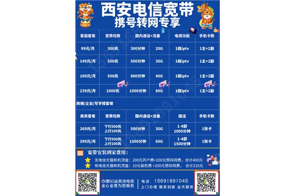 江苏电信宽带套餐价格表、重庆电信宽带套餐价格表