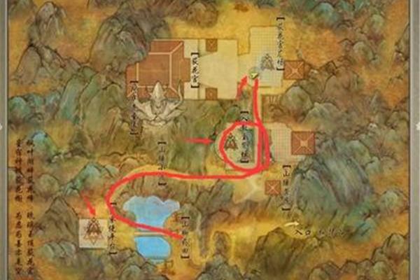 百花宫前的柱子顺序,百花宫前的怀旧版攻略