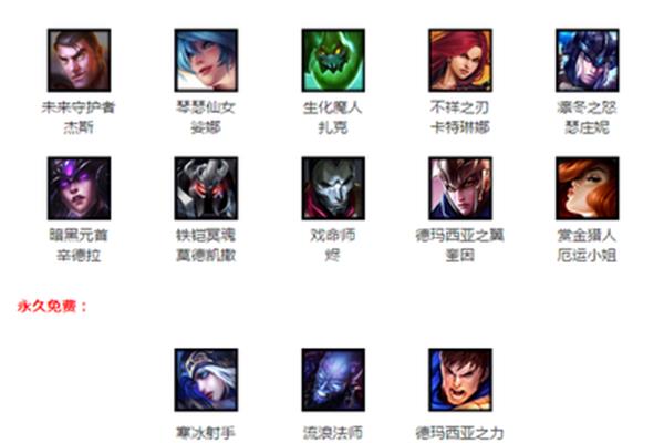 本周Lol无英雄,25日lol无英雄