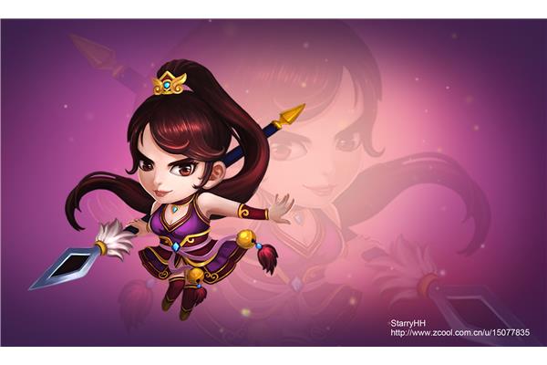 萧蔷q版《三国演义》中丢辛的故事