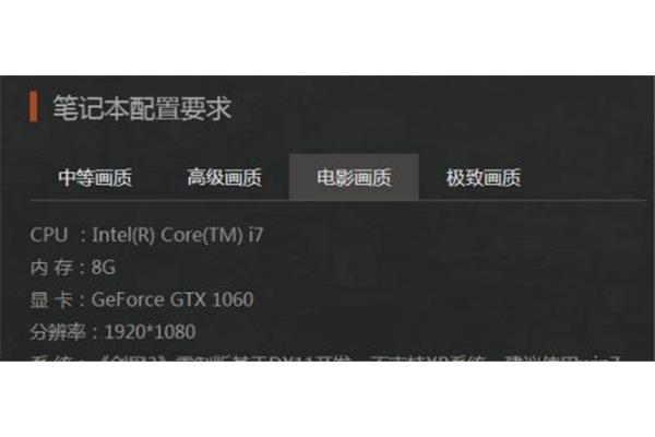 剑网三的配置要求是什么?玩剑网三需要什么电脑配置?