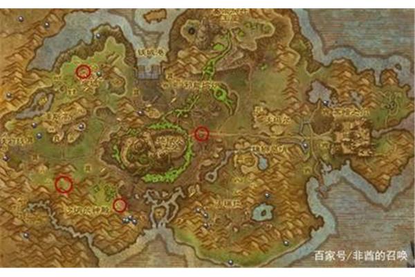 魔兽世界德拉诺地图,塔拉多怎么走?