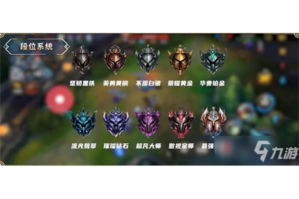 Lol手机游戏段位详细表,lol最新段位等级图