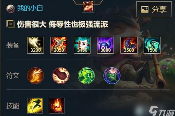 Ask迅捷斥候出装,LOL迅捷斥候出装序列