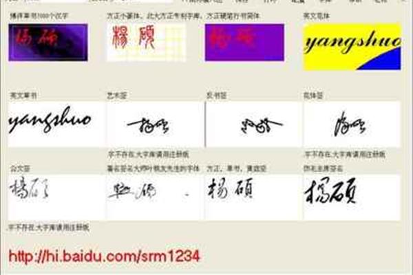 艺术签名设计一流艺术签名怎么写?
