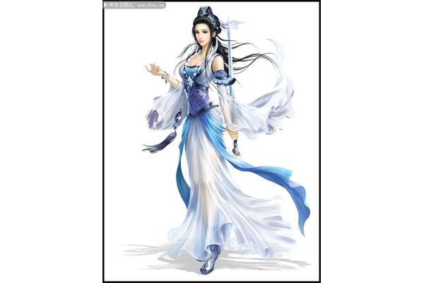 美女玩的网游,网游里的美女