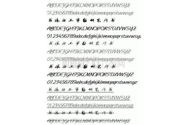 楷书字体下载,常用行书100字图片