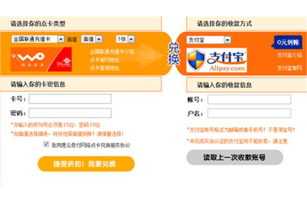联通手机充值卡如何给支付宝充值(充值卡给支付宝充值)