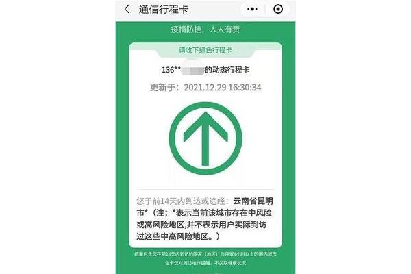 带星号的绿色行程码需要隔离吗