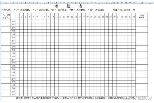 如何制作考勤表? 免费考勤表格下载